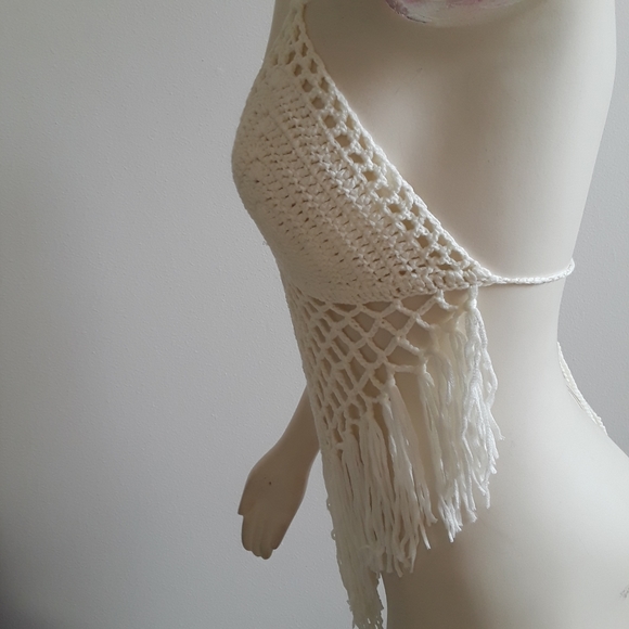 Crotchet Crop Top - Picture 2 of 5